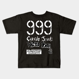 999 Circle Jerks Wasted Youth Kids T-Shirt